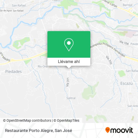 Mapa de Restaurante Porto Alegre