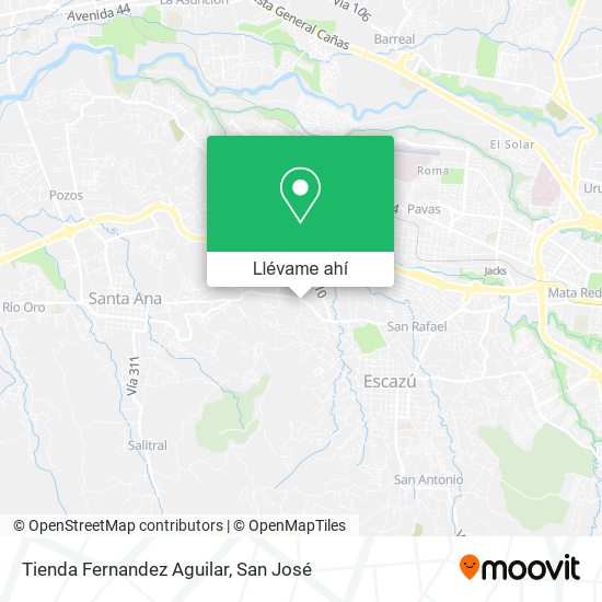 Mapa de Tienda Fernandez Aguilar