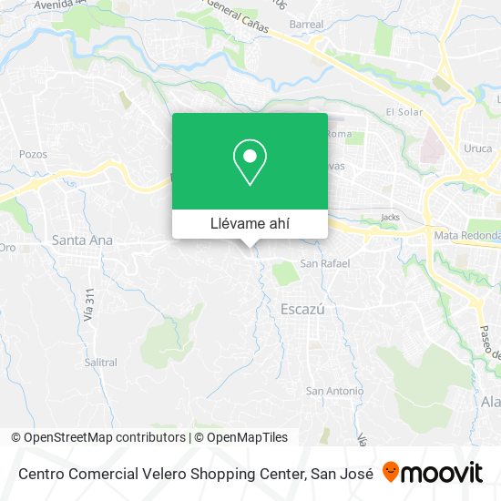 Mapa de Centro Comercial Velero Shopping Center