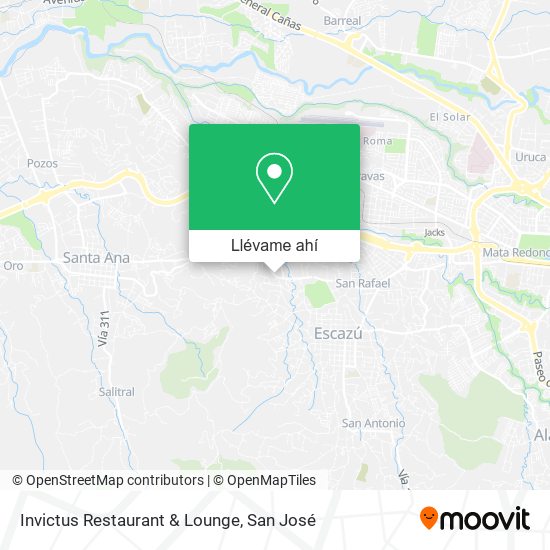 Mapa de Invictus Restaurant & Lounge