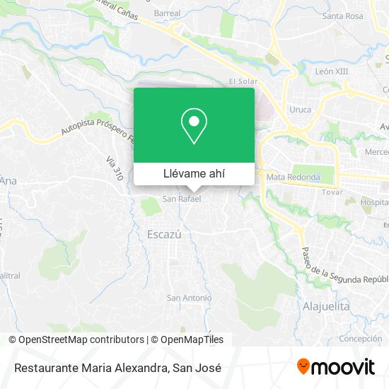 Mapa de Restaurante Maria Alexandra