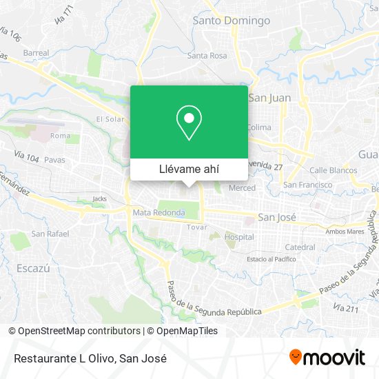 Mapa de Restaurante L Olivo