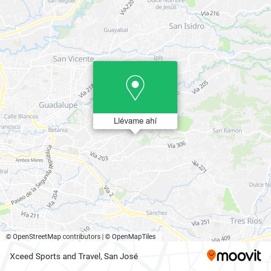 Mapa de Xceed Sports and Travel