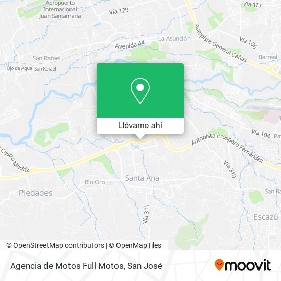 Mapa de Agencia de Motos Full Motos