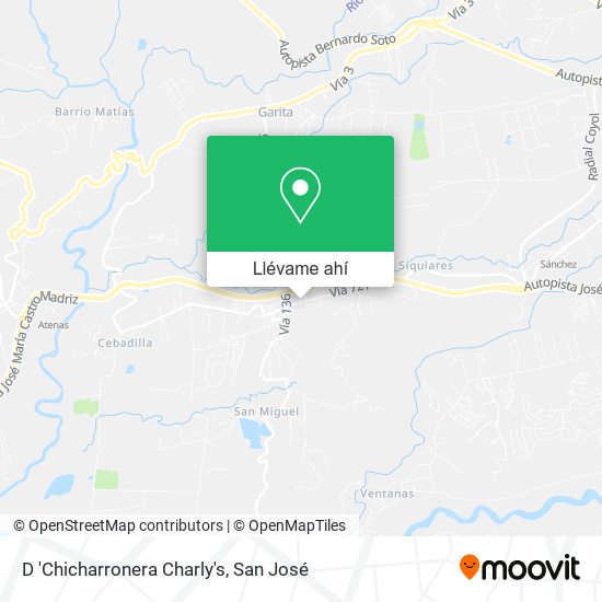Mapa de D 'Chicharronera Charly's