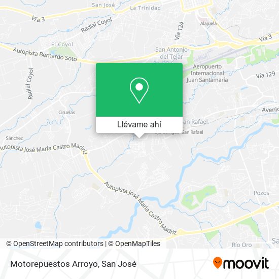 Mapa de Motorepuestos Arroyo