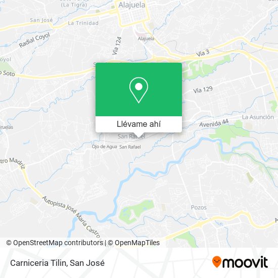 Mapa de Carniceria Tilin