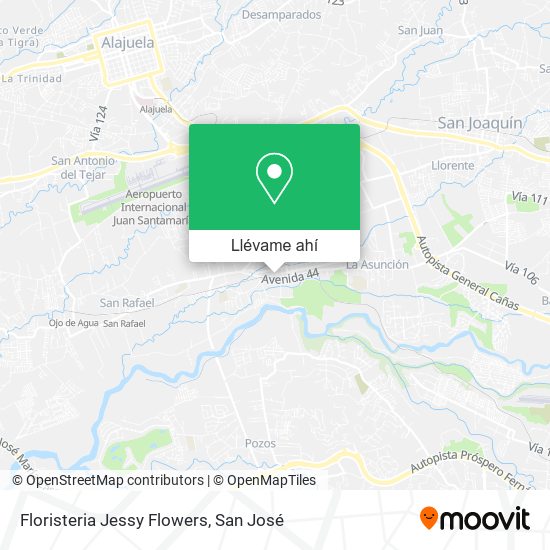 Mapa de Floristeria Jessy Flowers
