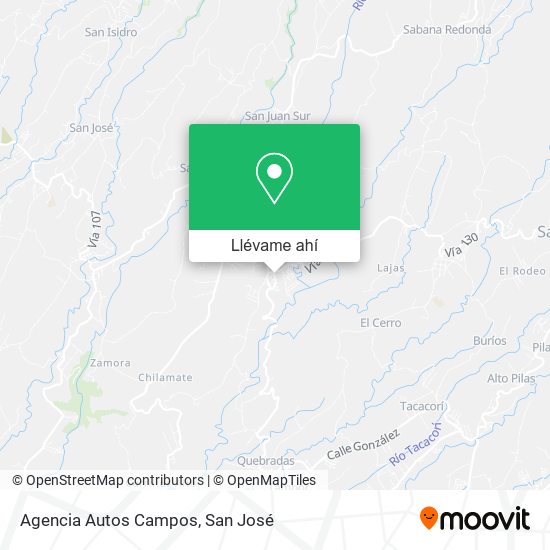 Mapa de Agencia Autos Campos