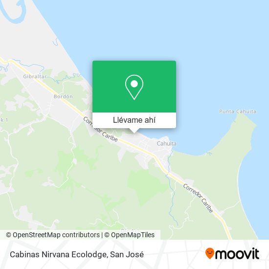 Mapa de Cabinas Nirvana Ecolodge