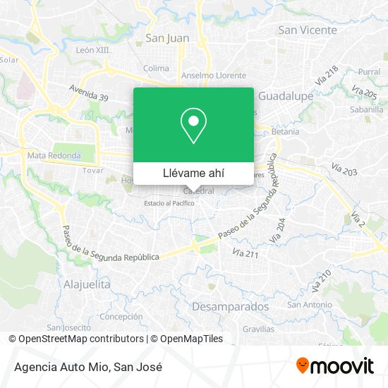 Mapa de Agencia Auto Mio
