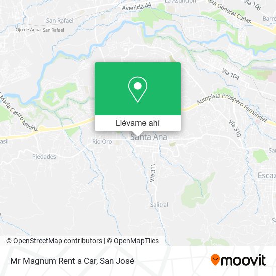 Mapa de Mr Magnum Rent a Car