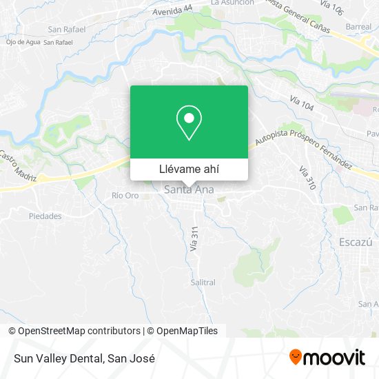 Mapa de Sun Valley Dental
