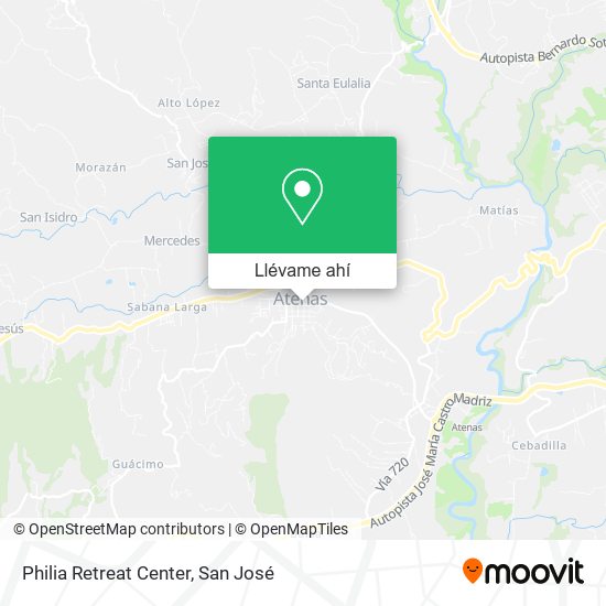 Mapa de Philia Retreat Center
