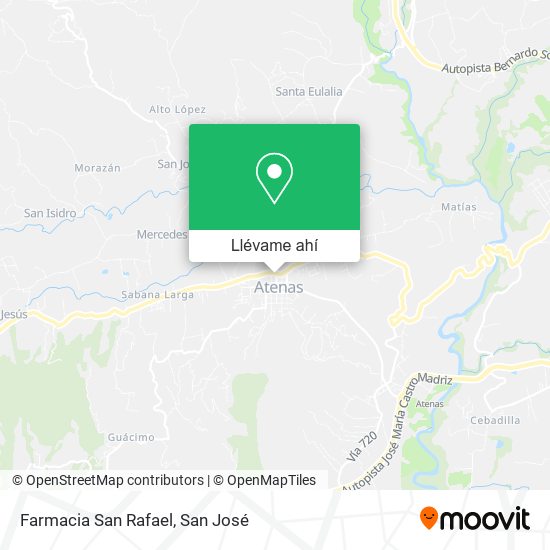 Mapa de Farmacia San Rafael
