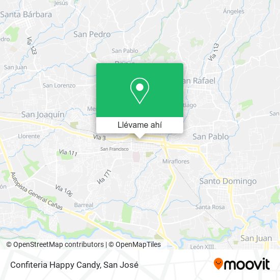 Mapa de Confiteria Happy Candy