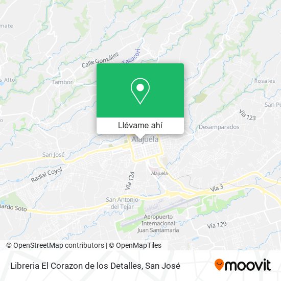 Mapa de Libreria El Corazon de los Detalles