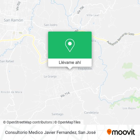 Mapa de Consultorio Medico Javier Fernandez