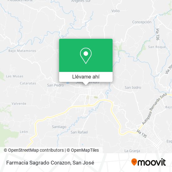 Mapa de Farmacia Sagrado Corazon