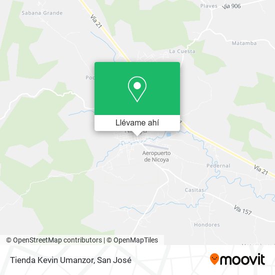 Mapa de Tienda Kevin Umanzor