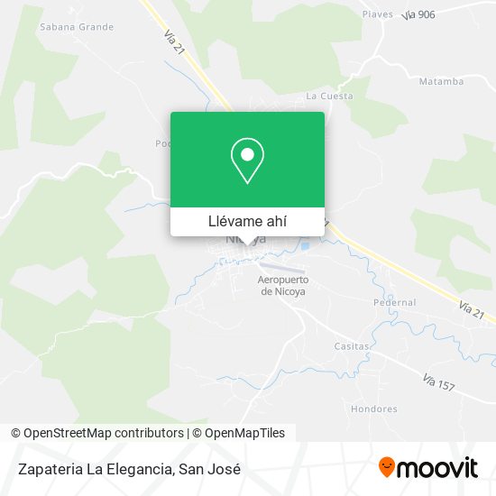 Mapa de Zapateria La Elegancia