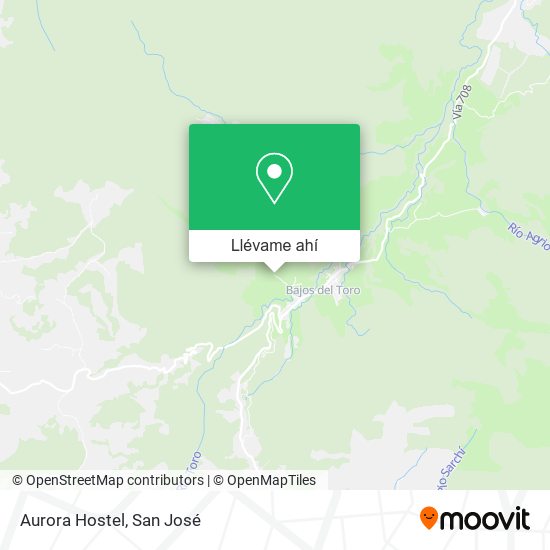 Mapa de Aurora Hostel