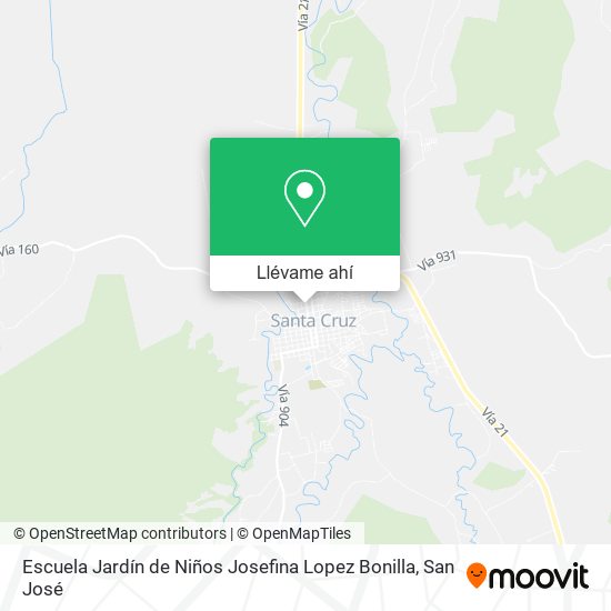 Mapa de Escuela Jardín de Niños Josefina Lopez Bonilla