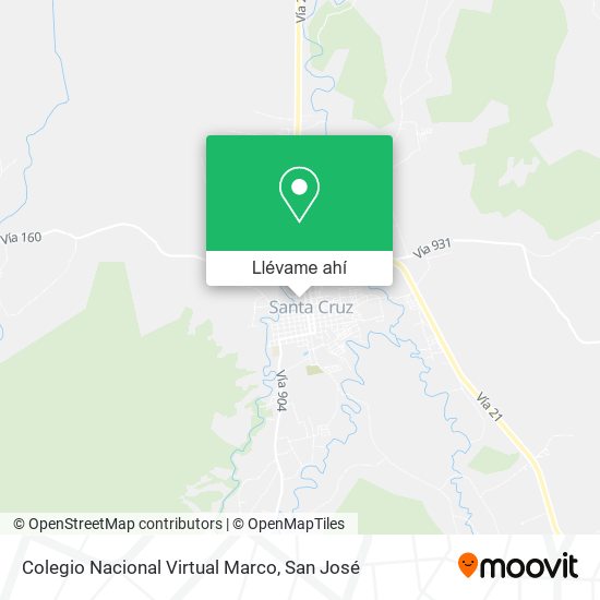 Mapa de Colegio Nacional Virtual Marco