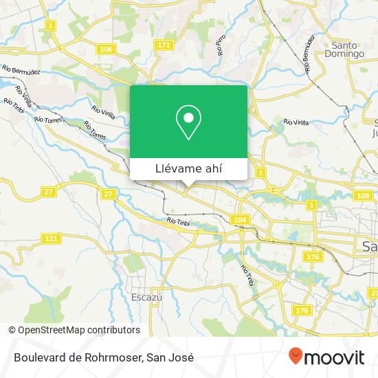 Mapa de Boulevard de Rohrmoser