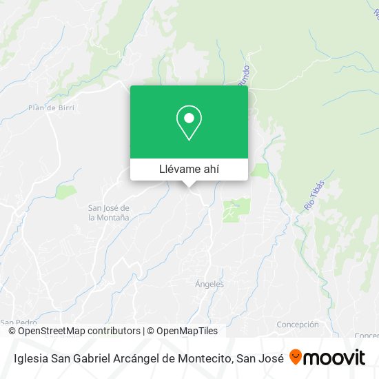 Mapa de Iglesia San Gabriel Arcángel de Montecito