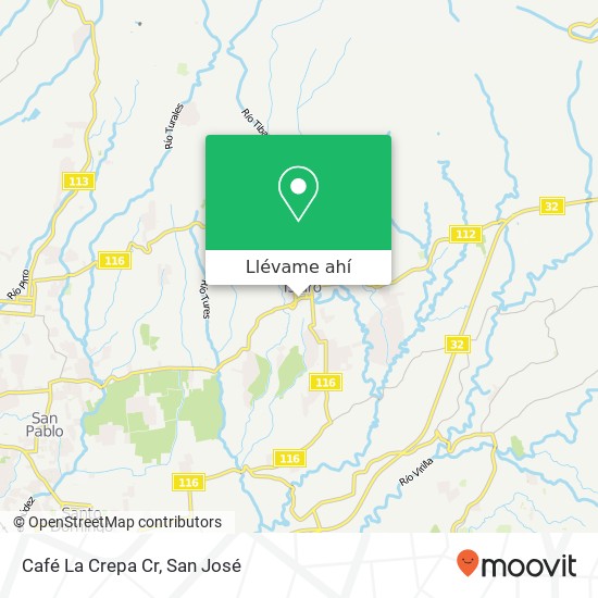 Mapa de Café La Crepa Cr