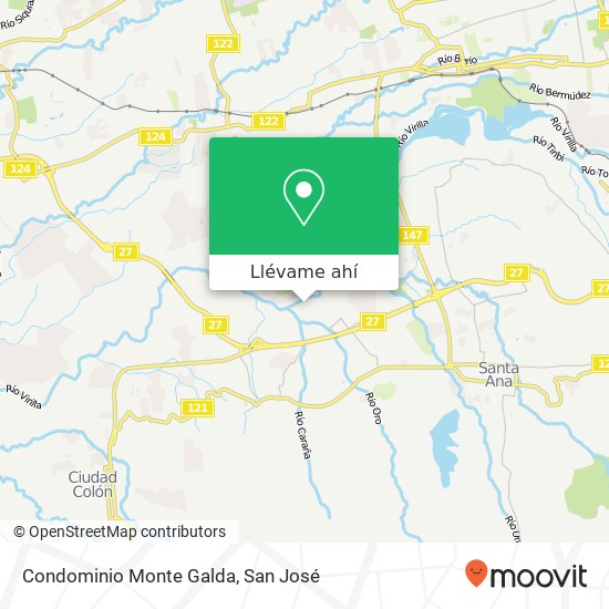 Mapa de Condominio Monte Galda
