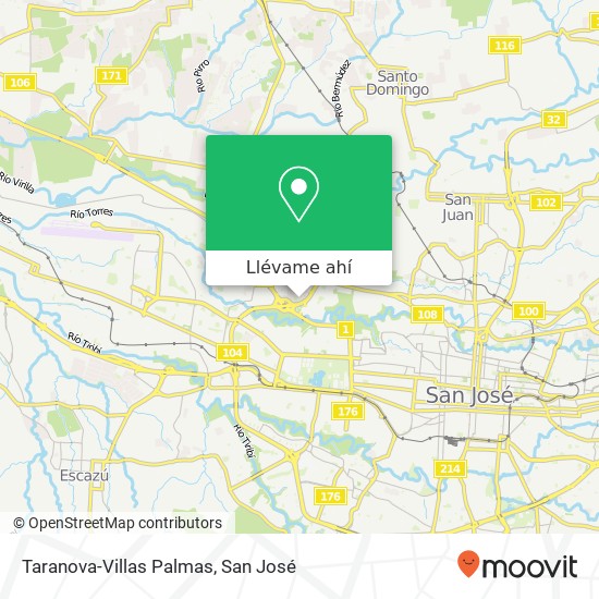 Mapa de Taranova-Villas Palmas