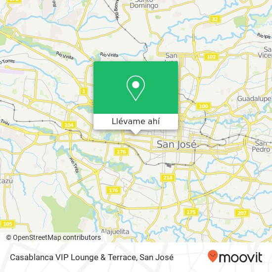 Mapa de Casablanca VIP Lounge & Terrace