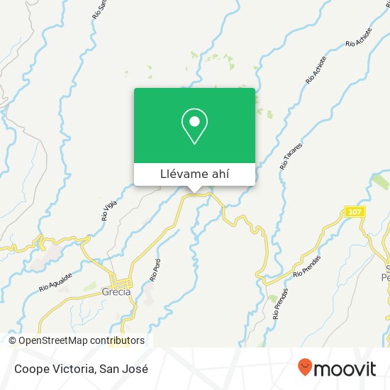 Mapa de Coope Victoria