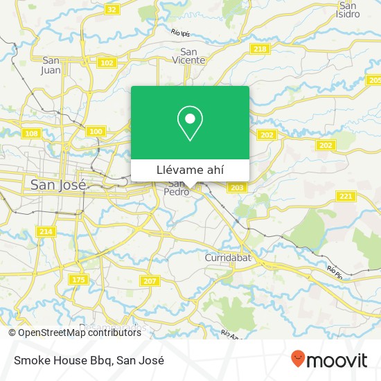 Mapa de Smoke House Bbq
