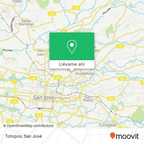 Mapa de Totopos