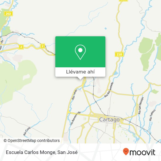 Mapa de Escuela Carlos Monge