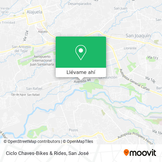Mapa de Ciclo Chaves-Bikes & Rides