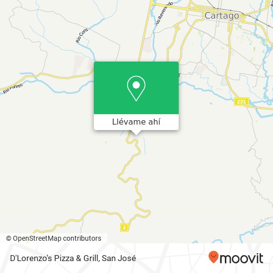 Mapa de D'Lorenzo's Pizza & Grill