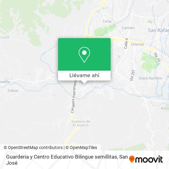 Mapa de Guarderia y Centro Educativo Bilingue semillitas