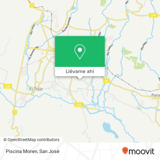 Mapa de Piscina Moren