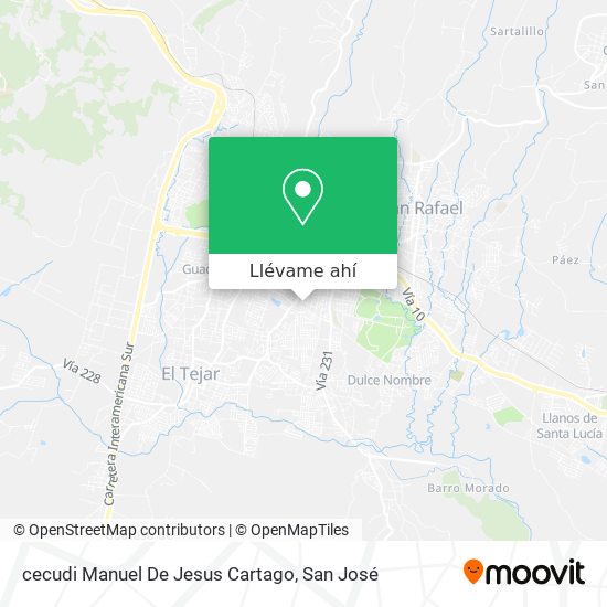 Mapa de cecudi Manuel De Jesus Cartago