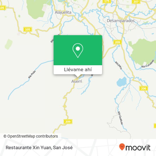 Mapa de Restaurante Xin Yuan