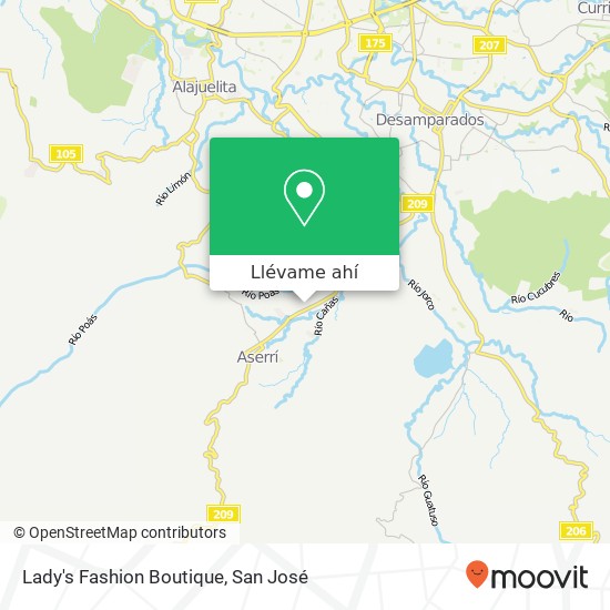 Mapa de Lady's Fashion Boutique