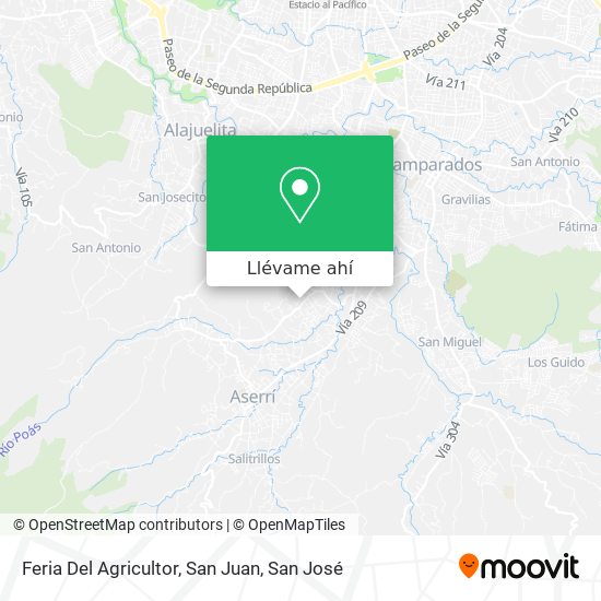 Mapa de Feria Del Agricultor, San Juan