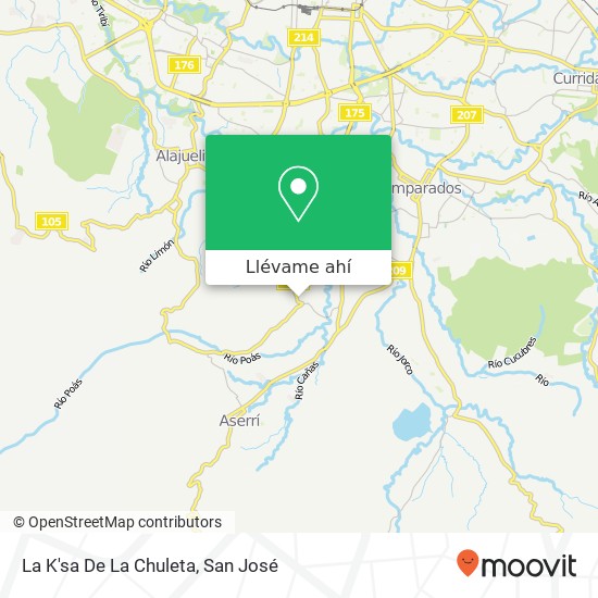 Mapa de La K'sa De La Chuleta