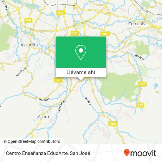 Mapa de Centro Enseñanza EducArte