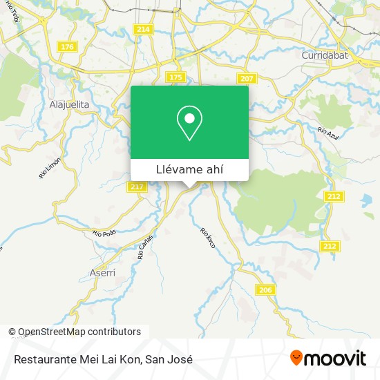 Mapa de Restaurante Mei Lai Kon