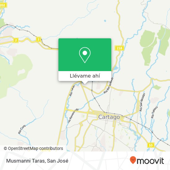 Mapa de Musmanni Taras